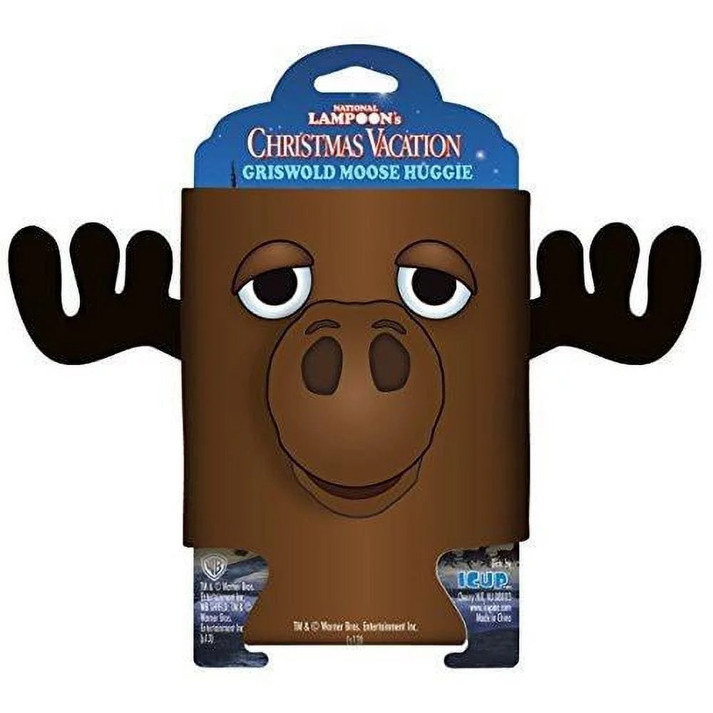 icup national lampoon's vacation griswold moose huggie with antlers, clear