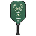 Franklin Sports NBA Milwaukee Bucks Pickleball Paddle - Official NBA Team Pickleball Paddles - USAP (USAPA) Approved Premium Quality Pickleball Paddles - Authentic Team Logos + Colors