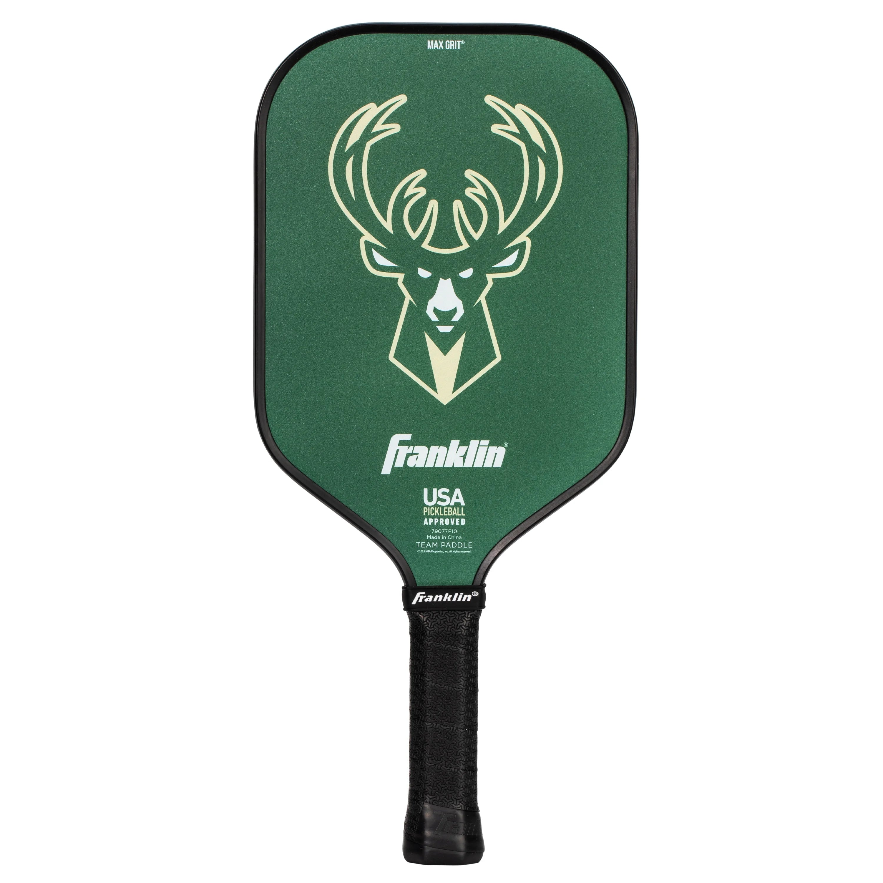 Franklin Sports NBA Milwaukee Bucks Pickleball Paddle - Official NBA Team Pickleball Paddles - USAP (USAPA) Approved Premium Quality Pickleball Paddles - Authentic Team Logos + Colors