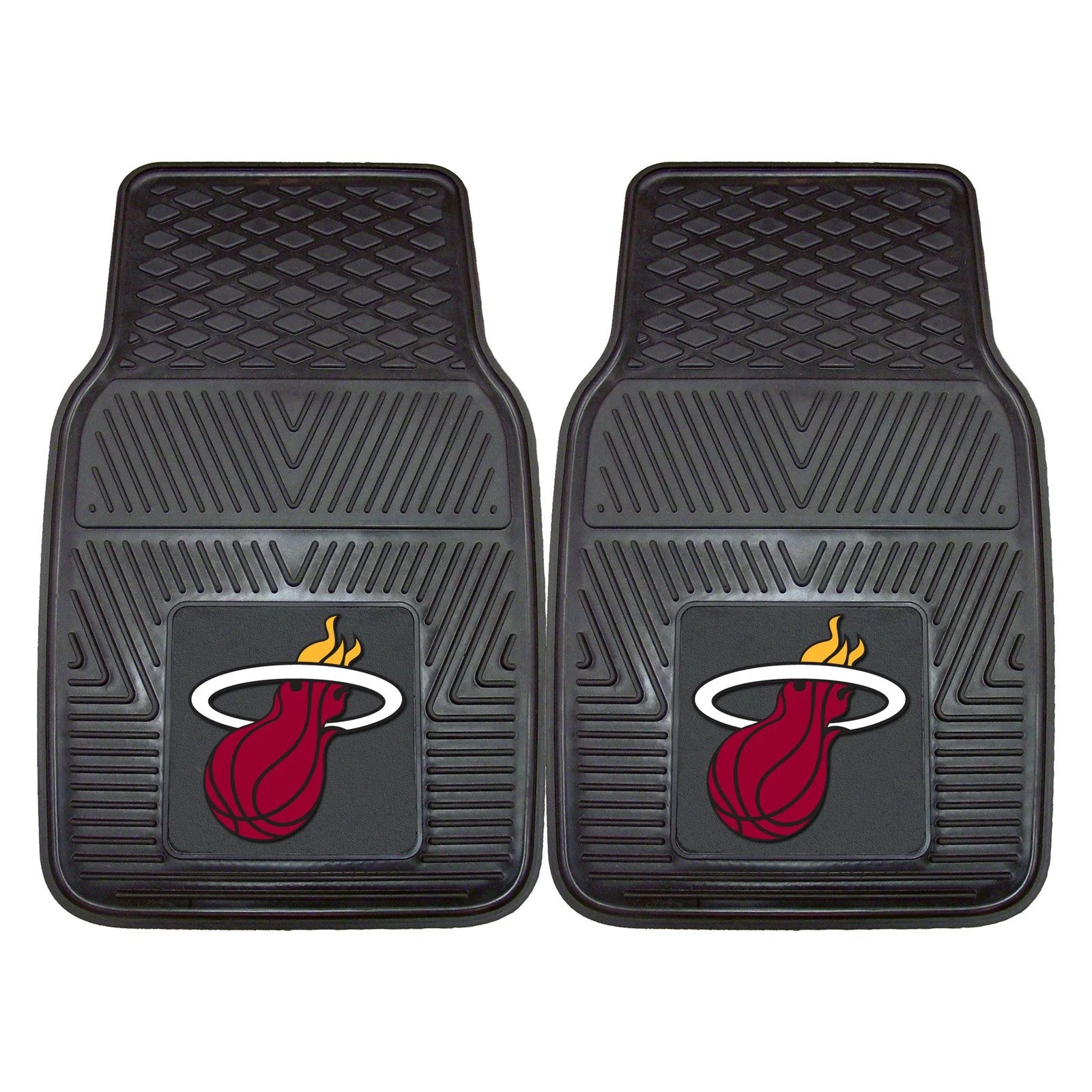 Miami Heat NBA Heavy Duty 2-Piece Vinyl Car Mats (18x27) [Misc.] [Misc.]