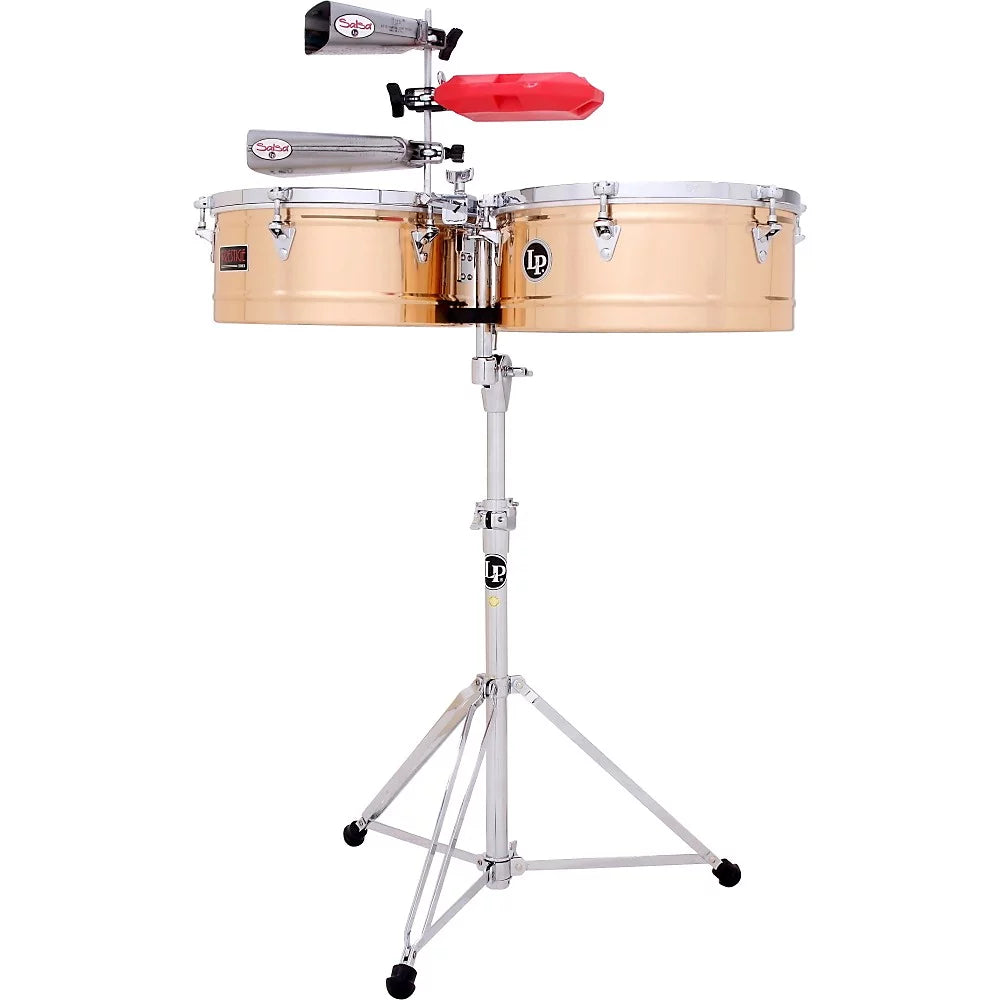 Latin Percussion LP1516-BZ Prestige 15 16 Thnd Timbales, Bronze