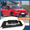 Front Bumper Lower Grille Grill For 2022 2023+ Honda Civic Sedan Matte Black