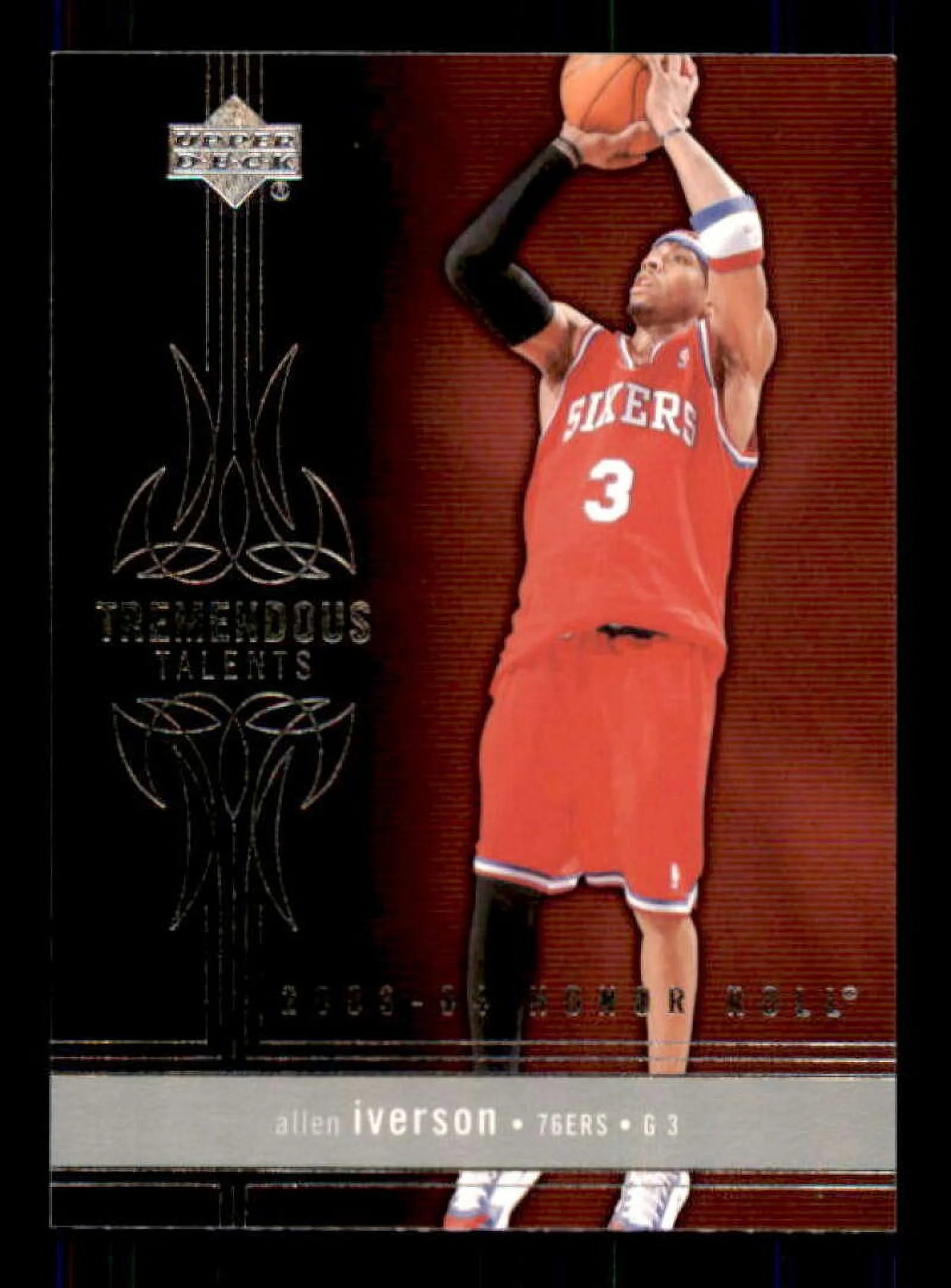 Allen Iverson Card 2003-04 Upper Deck Honor Roll Tremendous Talents #TT4