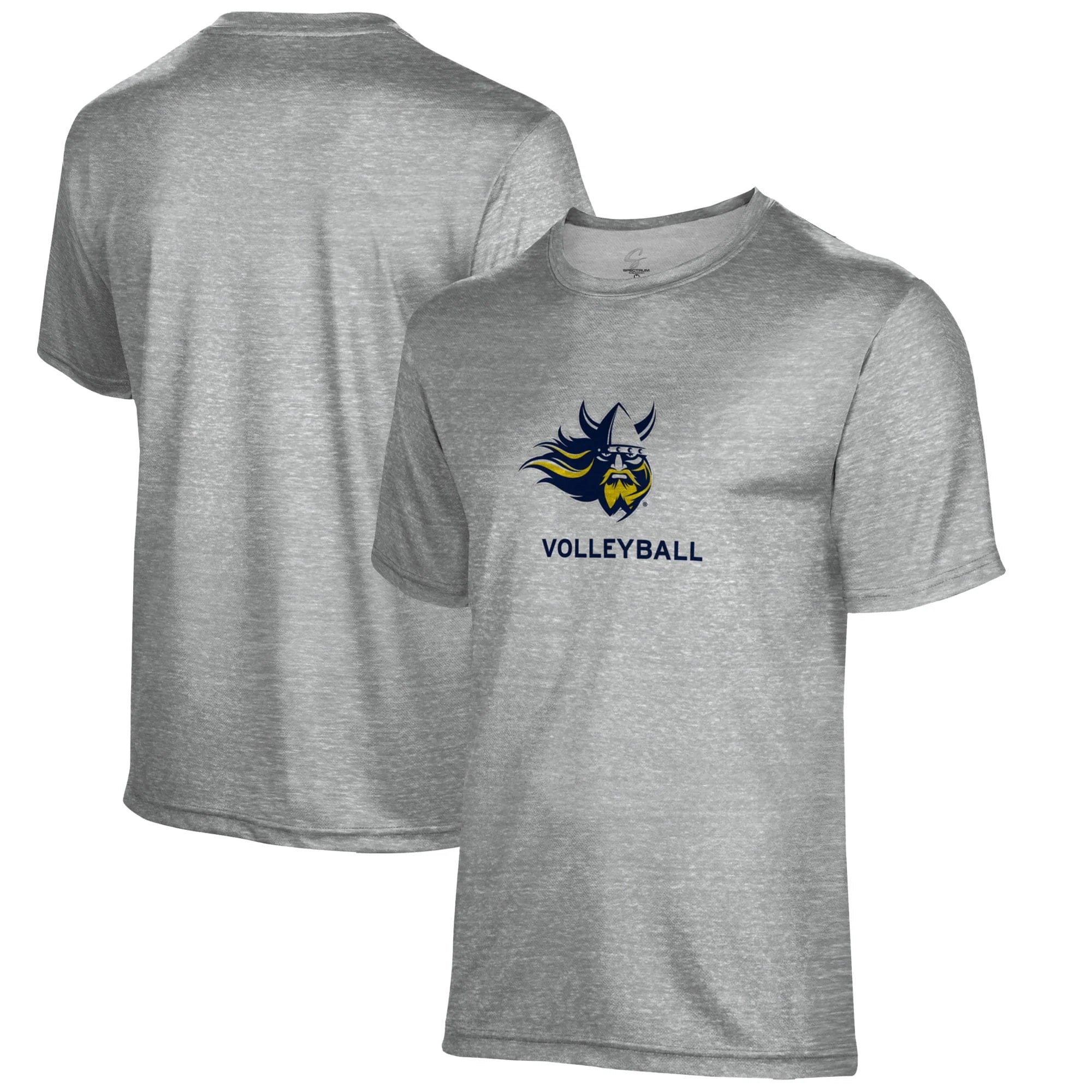 Men's Gray Augustana Vikings Volleyball Name Drop T-Shirt
