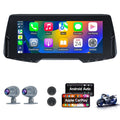Spedal CL876 1080P IMX307 Dash Cam 6.86 Inch Wireless Apple CarPlay £¦ Android Auto Screen for Motorcycle Dual TPMS IPX7 Waterproof Siri & Google Voice Control Navigation Touch Screen