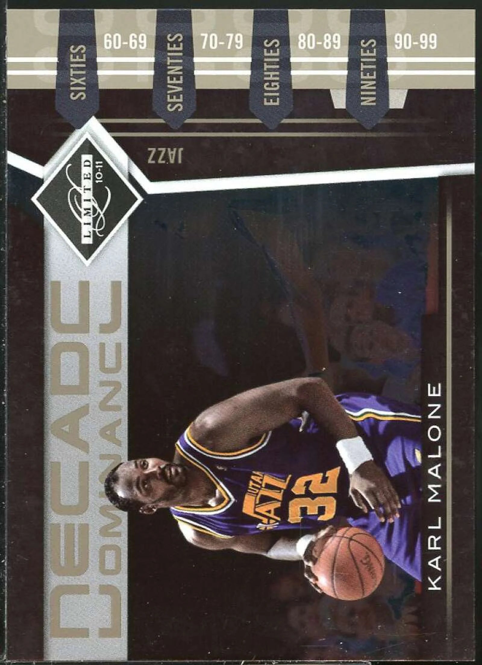 Karl Malone Card 2010-11 Limited Decade Dominance #15