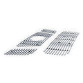 APS Premium Stainless Steel Chrome Billet Grille Grill Compatible with Nissan Titan 2008-2012 Combo N19-A31776N