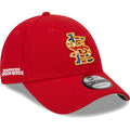 Men's New Era Red St. Louis Cardinals 2023 MLB World Tour: London Series Flag Fill 9FORTY Adjustable Hat