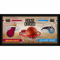 Miami Heat vs. Orlando Magic Framed 10 x 20 House Divided Collage