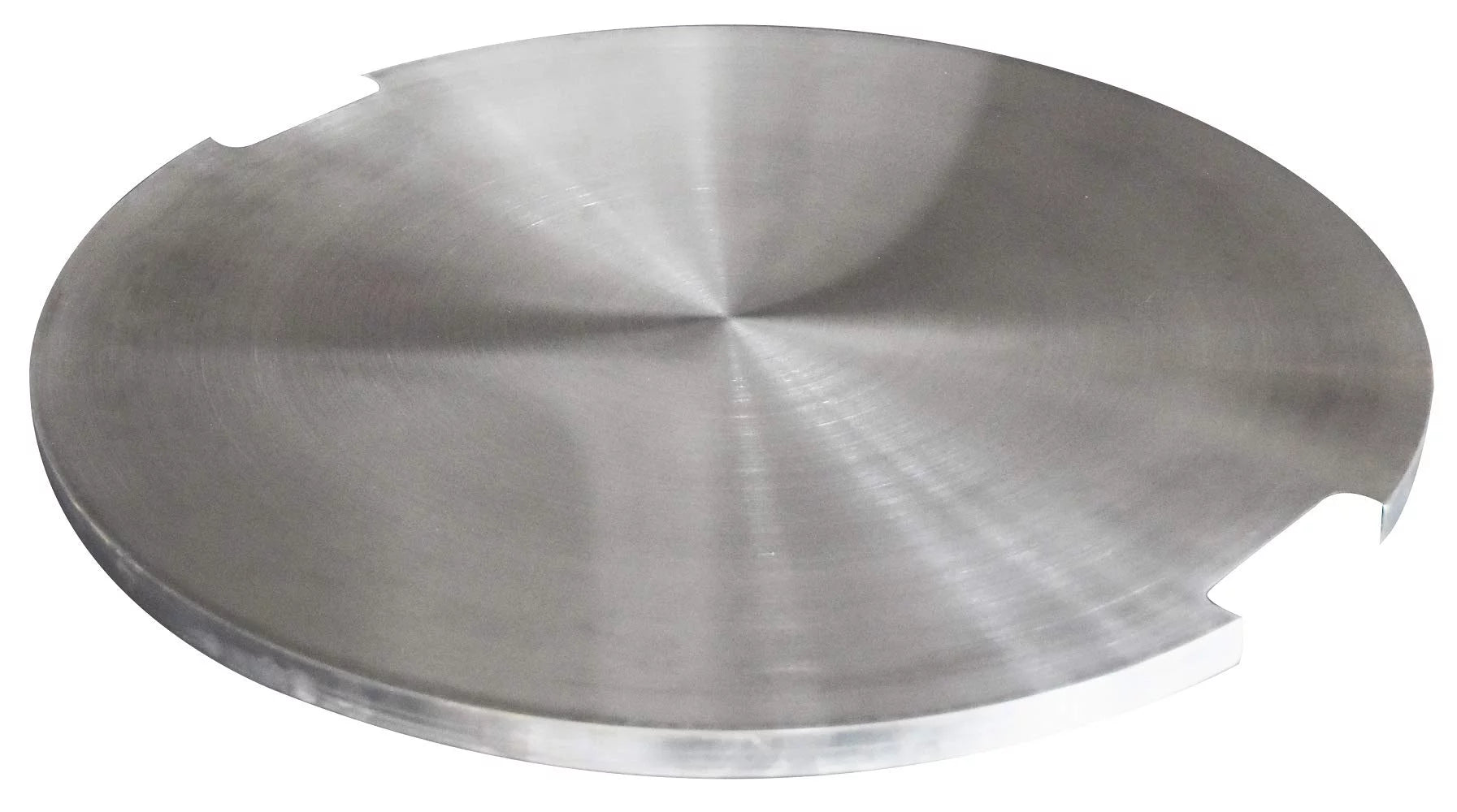 Elementi Stainless Steel Outdoor Boulder Fire Pit Table Cover Durable Round 21 x 21 x 1 inches Grill Fire Ring Lid Firepit Accessory