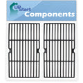 2-Pack BBQ Grill Cooking Grates Replacement Parts for Kenmore 16117 - Compatible Barbeque Cast Iron Grid 16 3/4