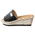 Platform Wedge Sandals Espadrilles Slip On Slides Sandal for Women Bohemia Open Toe Summer Beach Outdoor Sandals