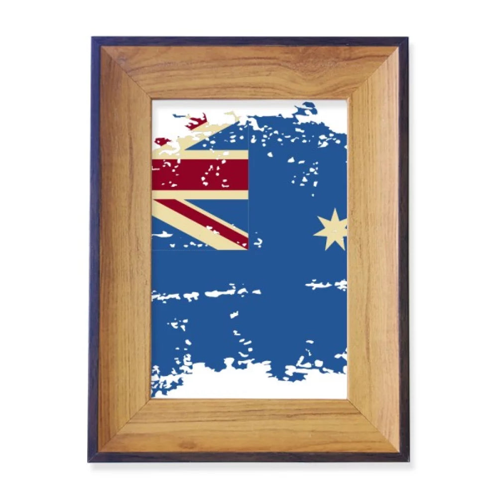 Australia Flavor Flag Retro Illustration Photo Frame Exhibition Display Art Desktop Painting
