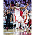 Jimmy Butler Miami Heat Unsigned Celebrating Game 4 Win Photograph