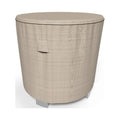 Budge 50Dia. Black Ivory Patio Bar Table Cover, StormBlock? Mojave