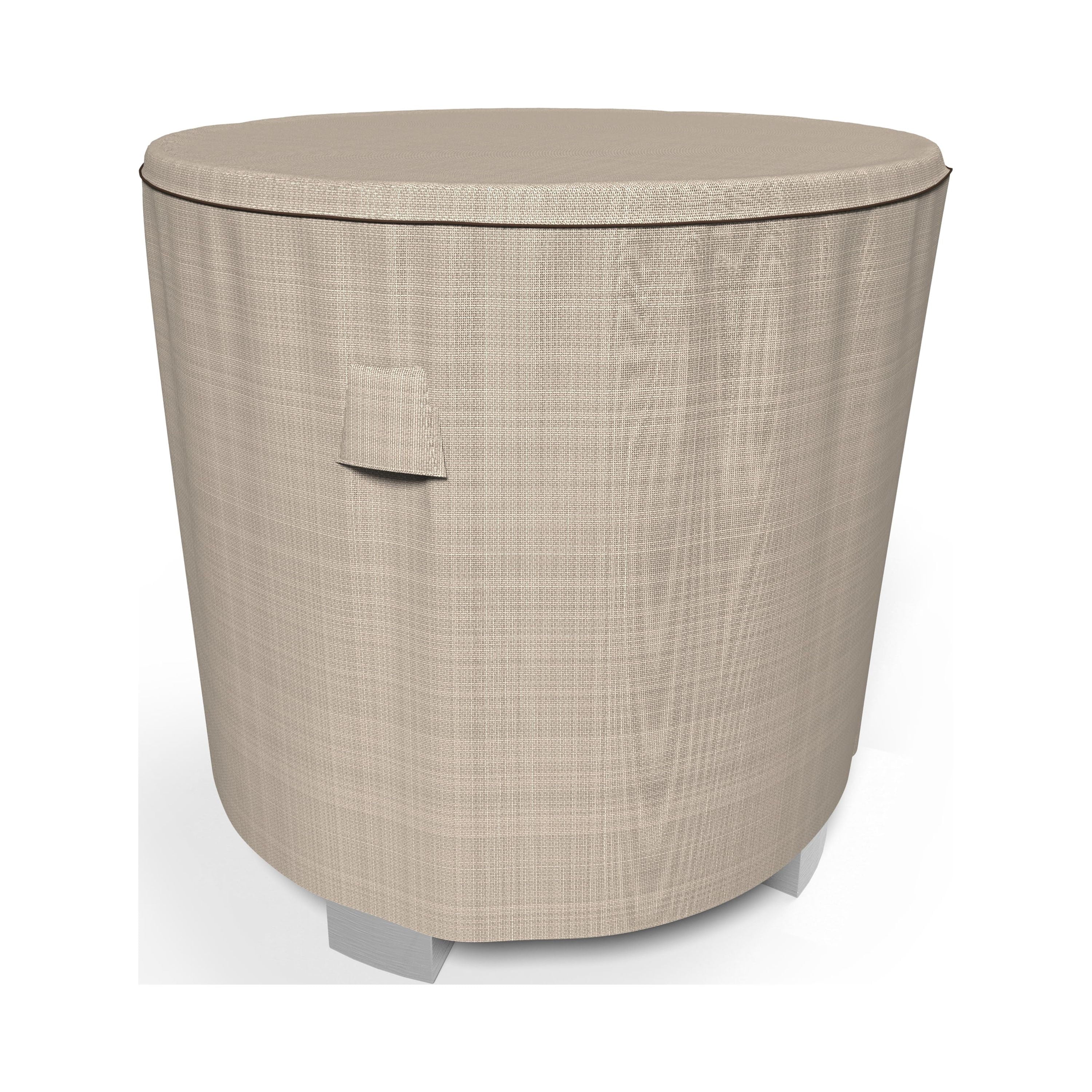 Budge 50Dia. Black Ivory Patio Bar Table Cover, StormBlock? Mojave