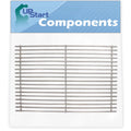 BBQ Grill Cooking Grates Replacement Parts for Weber 83741701 - Compatible Barbeque Grid 19 1/2