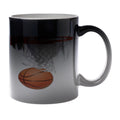 KuzmarK Black Heat Morph Color Changing Coffee Cup Mug 11 Ounce - Basketball Hoop Basketball