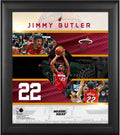Jimmy Butler Miami Heat Framed 15 x 17 Stitched Stars Collage
