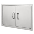 Bull Outdoor Products Stainless Steel Patio Grill Island Double Access Doors