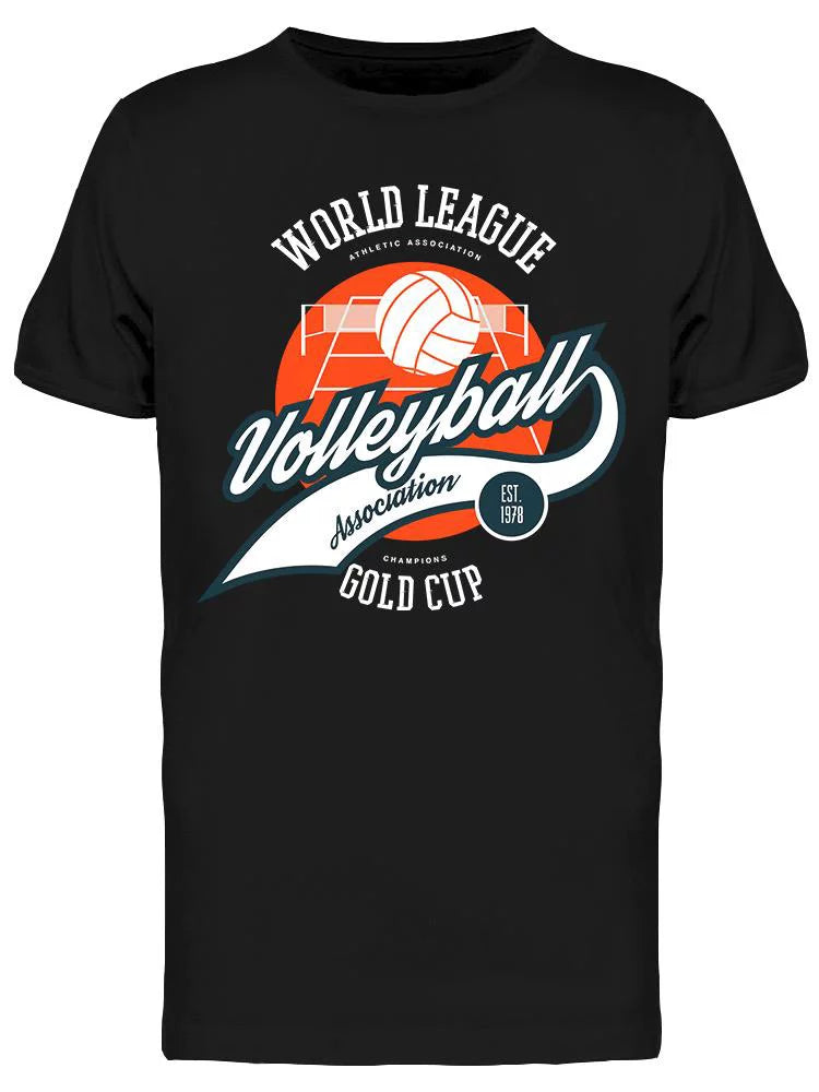 World League Volleyball  T-Shirt Men -Image by Shutterstock, Male Large