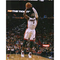 Dwyane Wade Miami Heat Autographed 16 x 20 Shooting in White Photograph - Fanatics Authentic Certified
