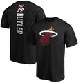 Men's Fanatics Branded Jimmy Butler Black Miami Heat Team Playmaker Name & Number T-Shirt
