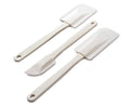 Press Set Of 3 Spatulas, High Resistant Plastic Handle With A Rubber Spatula, Non-stick Flexible Scrapers For Mixing Cooking Baking. Classic Line.