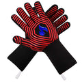 N/P Cmzailt BBQ Gloves Silicone Non-Slip Insulated Oven Mitts Universal Size