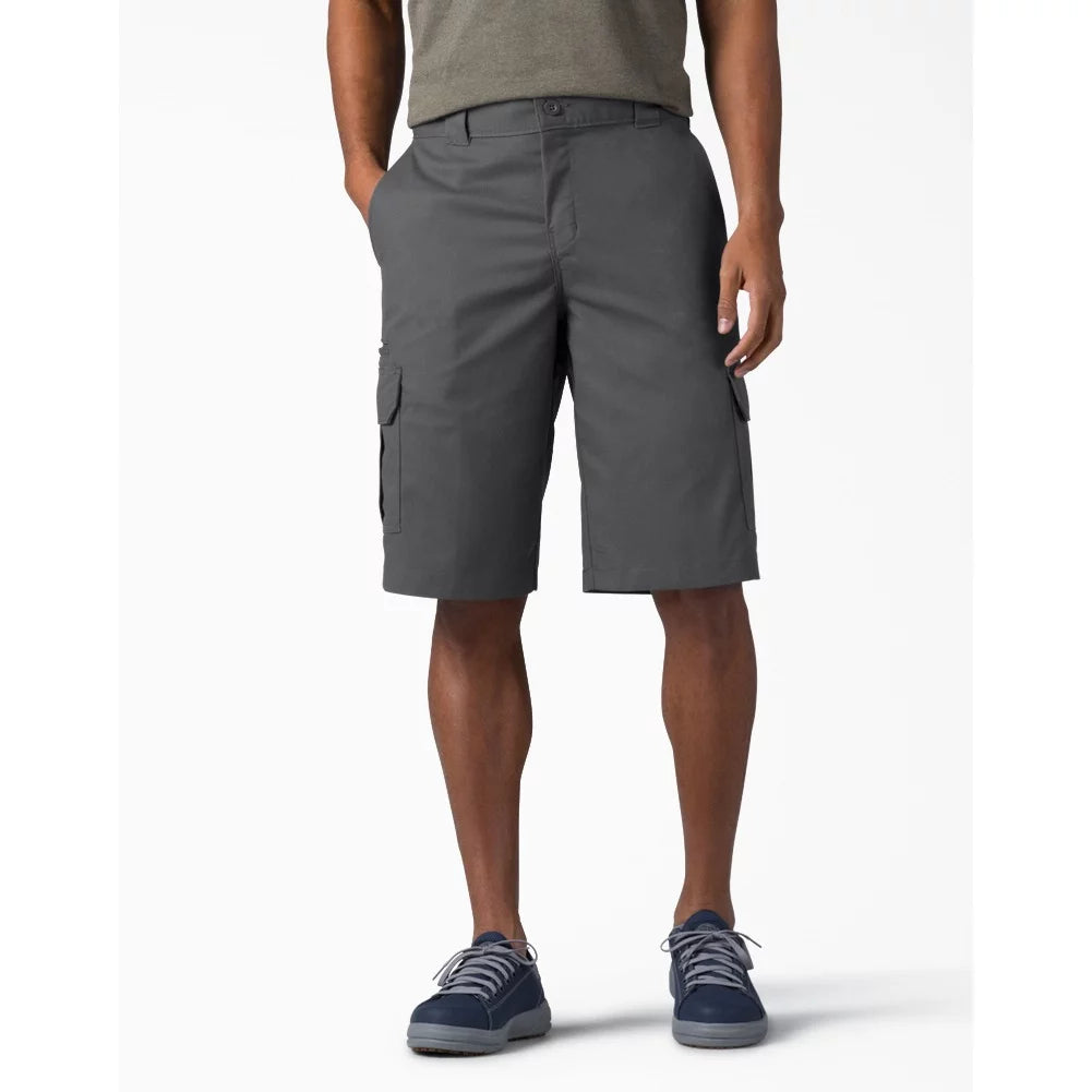 Dickies Men's Flex 13 Relaxed Fit Cargo Shorts Charcoal 36
