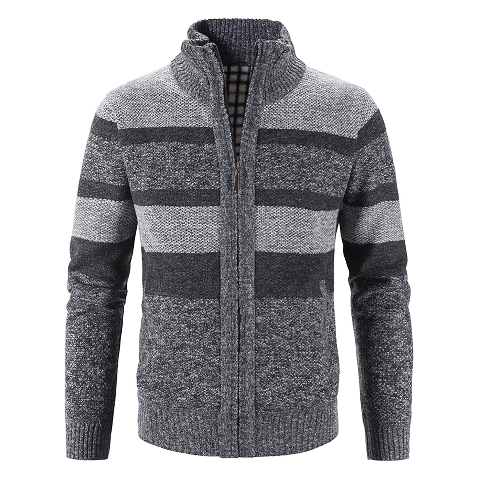USSUMA Long Sleeve Mens Cardigan Sweaters Lightweight , Men's Sweaters Open Front Jackets Men Button Down Cute Plus Size Jacket Shacket Coats Outwear