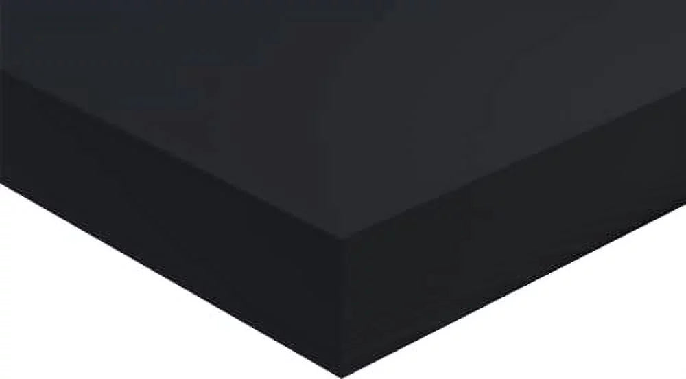 Expanded PVC Foam Board, Black, 1/8 (0.125, 3MM) Thick, 24 W X 42 L