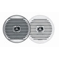 Jensen New Marine High Performance Speakers White and Silver, 650-MSX65R