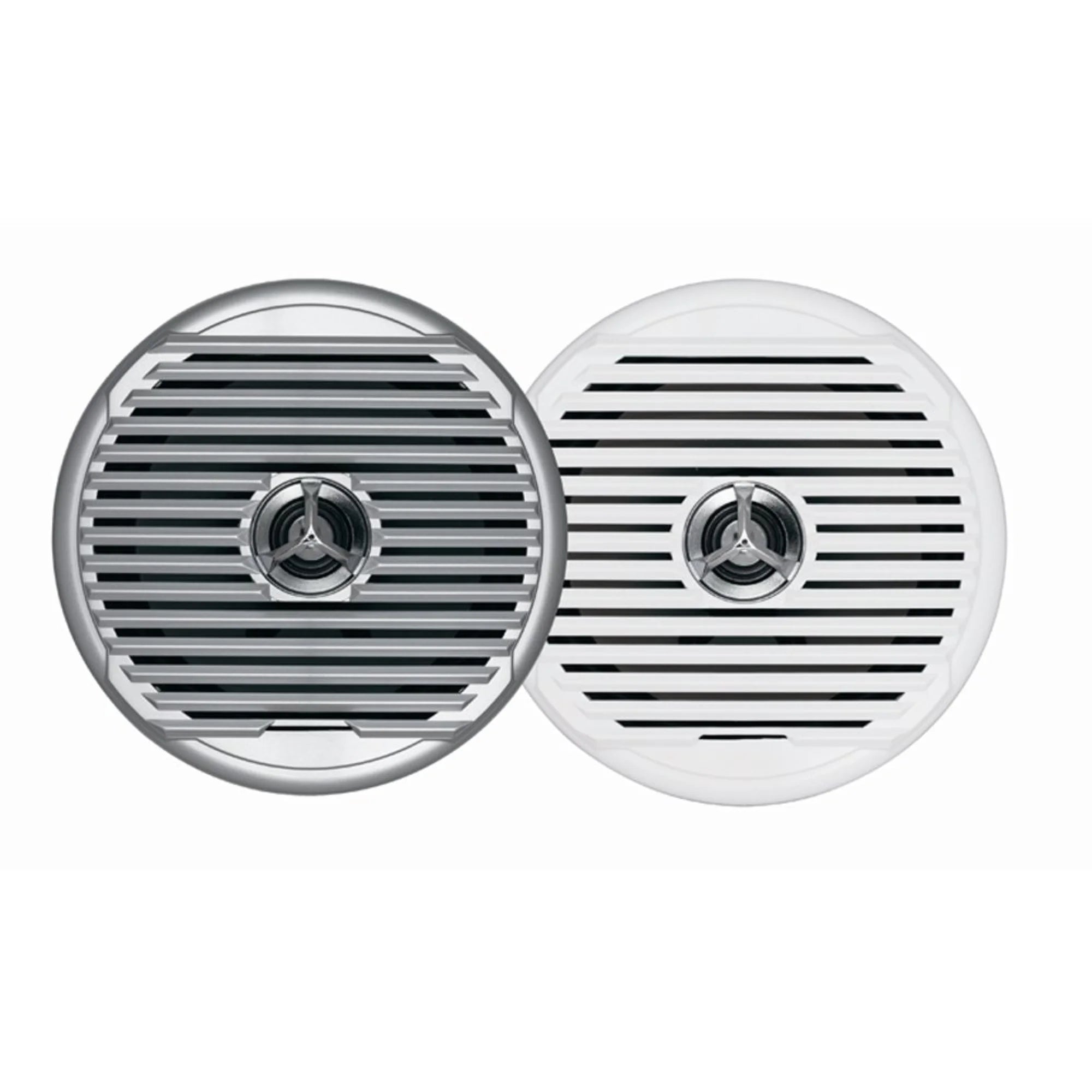 Jensen New Marine High Performance Speakers White and Silver, 650-MSX65R