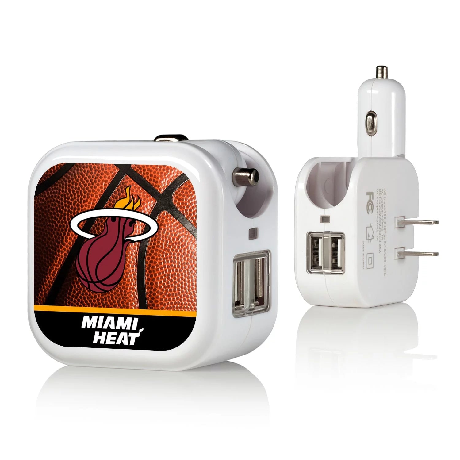 Miami Heat Basketball Design USB Charger