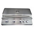 RCS RJC32ALP 32 in. Premier Grill with Rear Burner-Propane  Stainless Steel