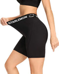 Starlemon Women's Compression Volleyball Shorts 3/7 Spandex Workout Pro Shorts for Women