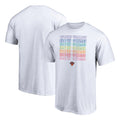 Men's Fanatics Branded White New York Knicks Team City Pride T-Shirt