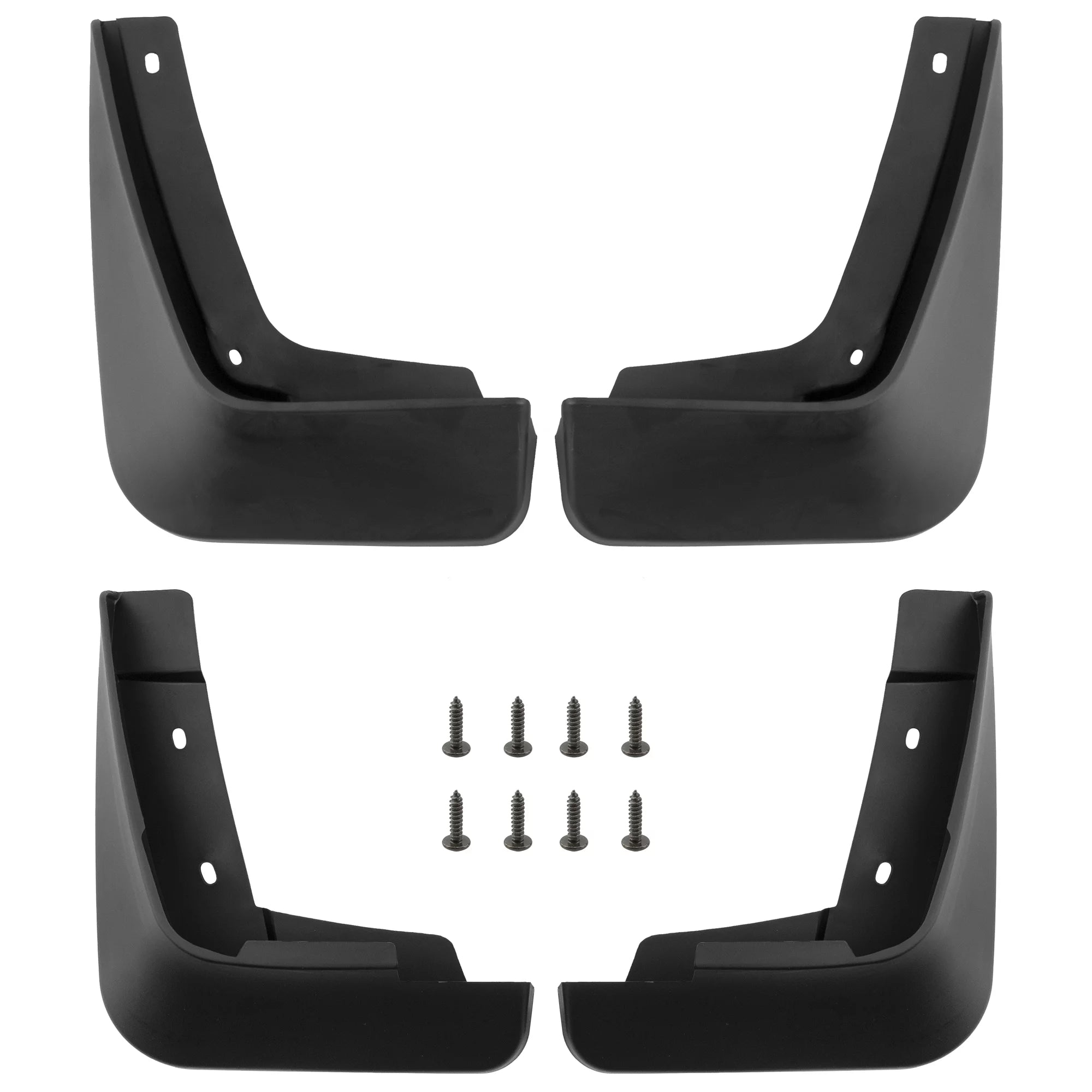 BOXI Set of 4 Front and Rear Side Mud Flaps Splash Guards Compatible for Buick Lacrosse 2018-2019 l4 2.5L / Lacrosse 2017 2018 2019 V6 3.6L Sedan