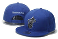 Miami-heat Basketball Cap Pro League Hat Adjustable Flat Cap