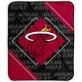 Pegasus Miami Heat 50 x 60 Diamond Logo Fleece Blanket