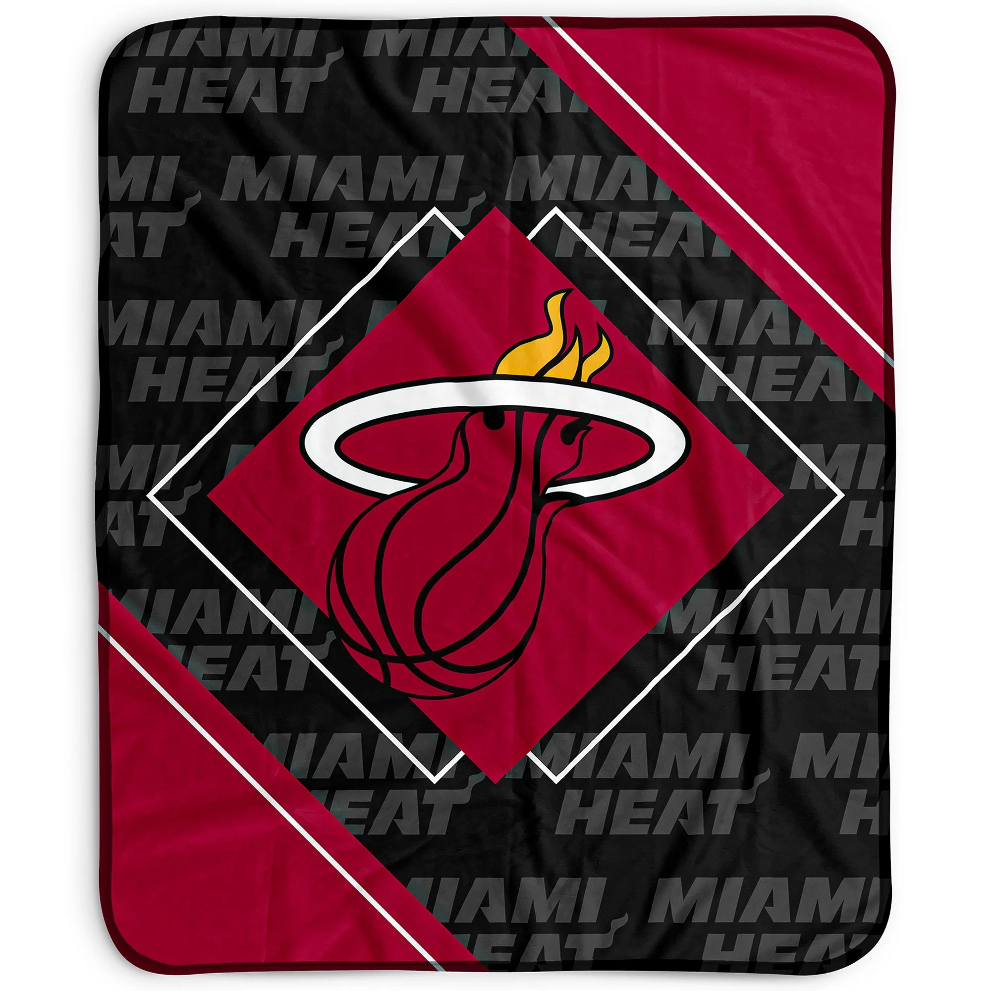 Pegasus Miami Heat 50 x 60 Diamond Logo Fleece Blanket