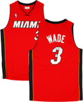 Dwyane Wade Miami Heat Autographed Red Mitchell & Ness 2005-2006 Swingman Jersey with HOF 23 Inscription - Fanatics Authentic Certified