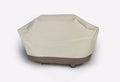 LB International Durable Outdoor Patio Full Embossed Vinyl Premium Gas Grill Cover - Taupe