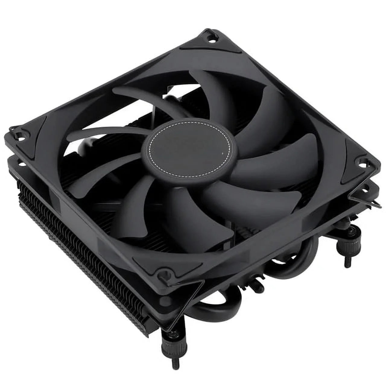 X36 Black CPU Air Cooler with Quite 90mm PWM Fan 4 Heat Pipes 36mm Height for  AM4  LGA 115X 1200