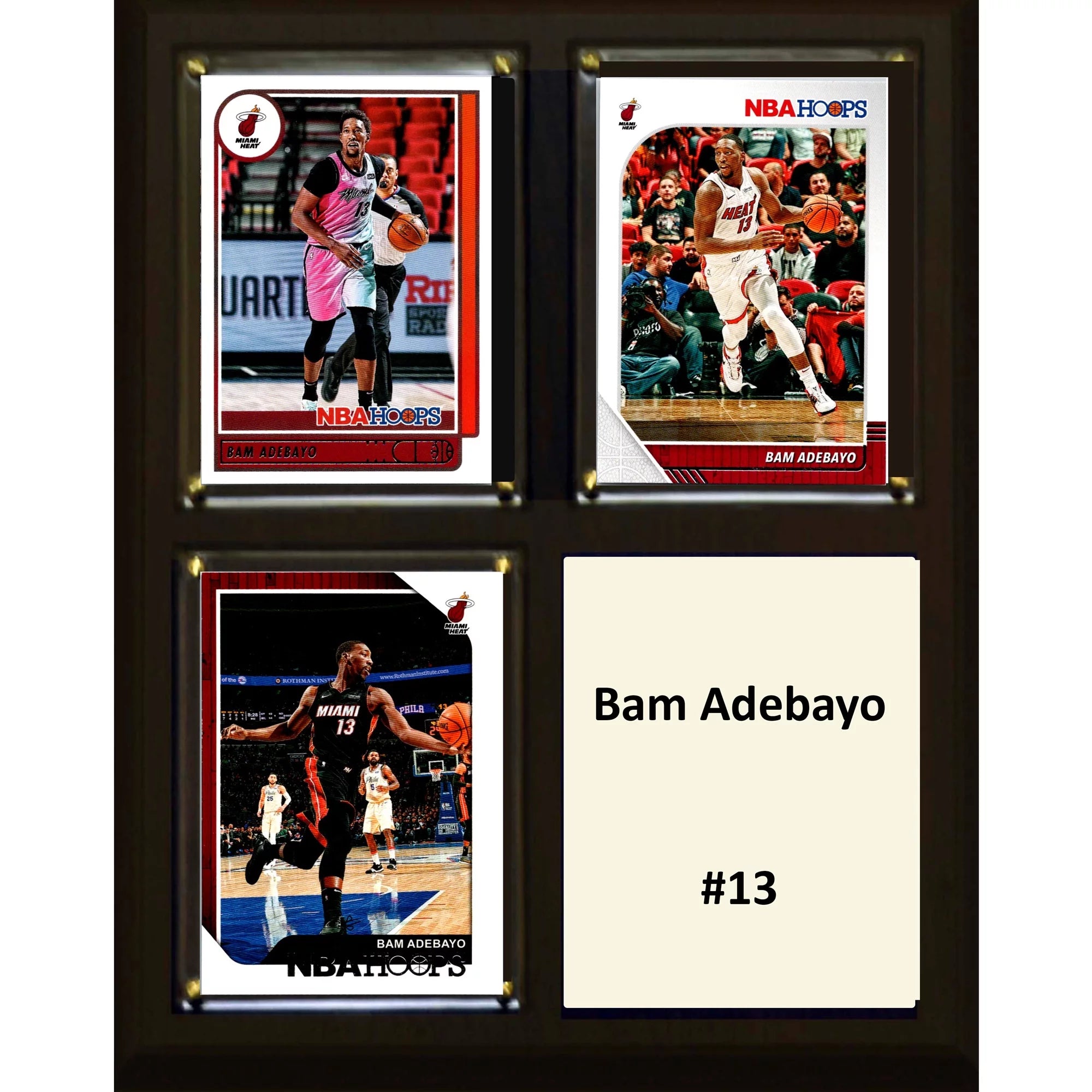 Bam Adebayo Miami Heat 8 x 10 Trading Card Plaque