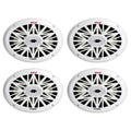Pyle 260W 4 Ohms Water Resistant 2 Way Boat Marine Speakers, White (4 Pack)