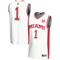 Youth GameDay Greats #1 White Miami University RedHawks Lightweight Basketball Fashion Jersey