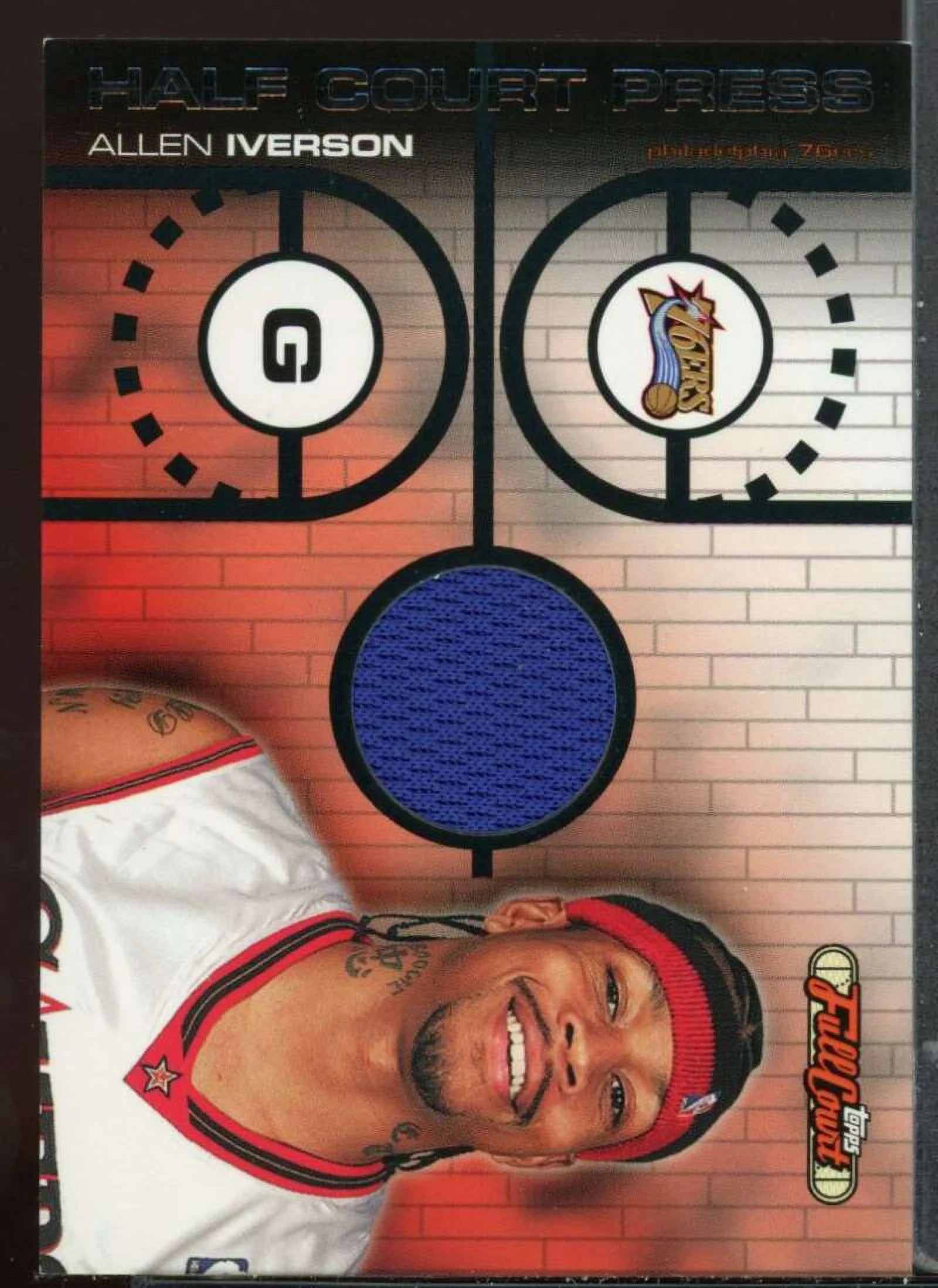 Allen Iverson Card 2006-07 Topps Full Court Half Court Press Relics #HCP18