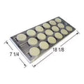 Flame Tamer w/ Ceramic Briquettes, Stainless Steel | 18-1/8 x 7-1/4